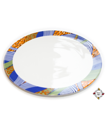 Assiette plate Wax on the Table - Collection ADDUNA